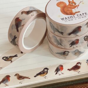 Garden Birds Washi Tape