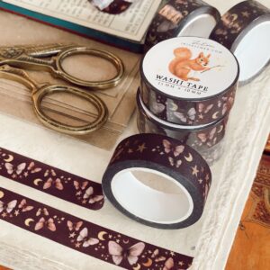 Moonlit Moths Washi Tape